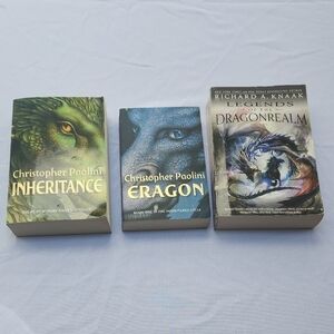 Fantasy Book Set by Christopher Paolini and Richard A. Knaak